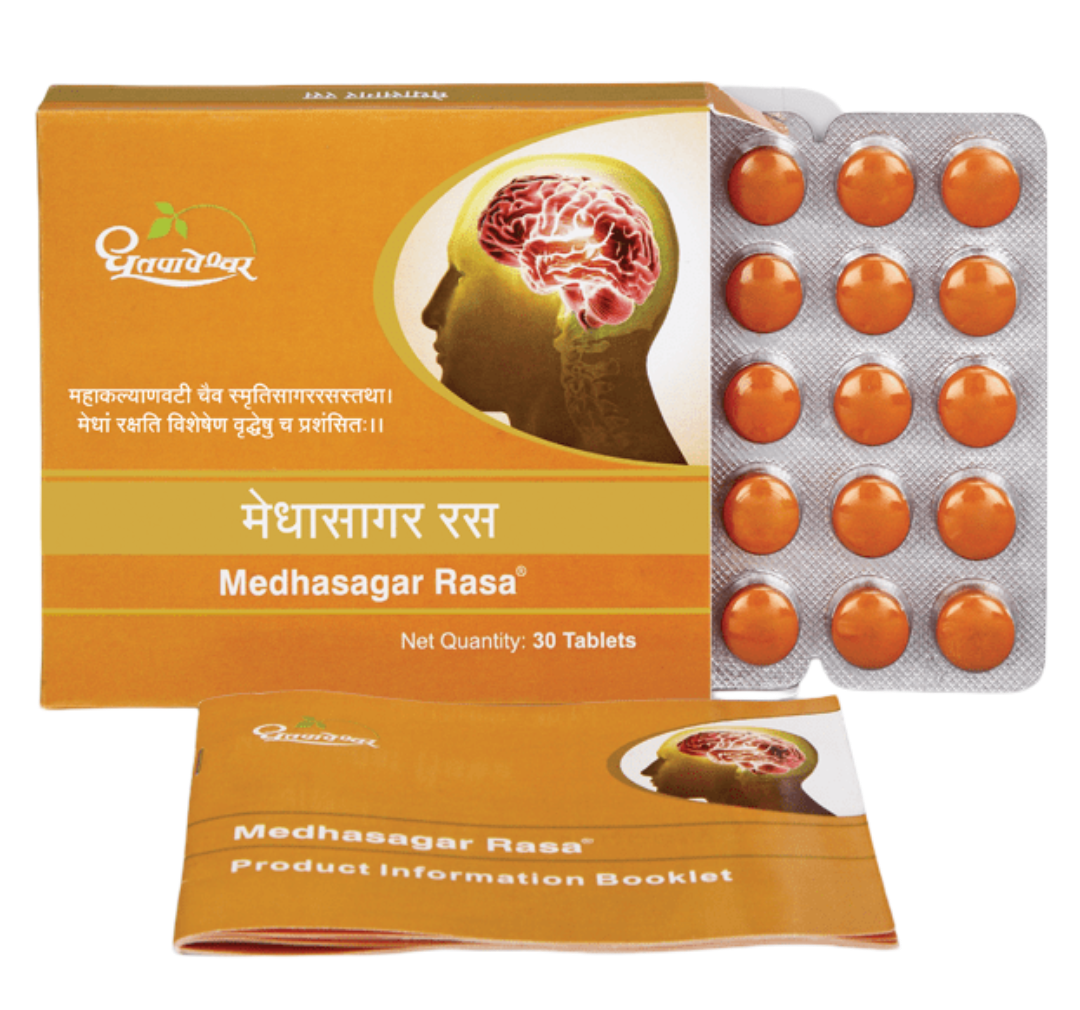 Dhootapapeshwar Medhasagar Rasa - 30 Tablet