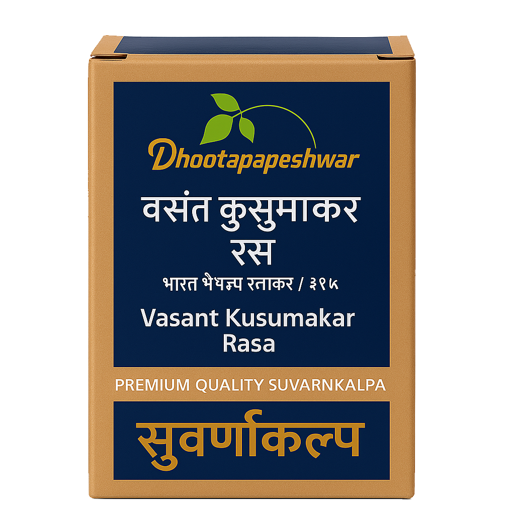 Dhootapapeshwar Vasant Kusumakar Rasa Premium - 60 Tablets