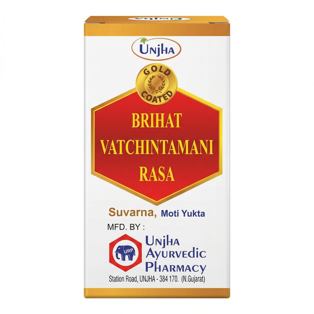 Unjha Brihat Vatchintamani Rasa Swarna Moti Yukta - 1 gm