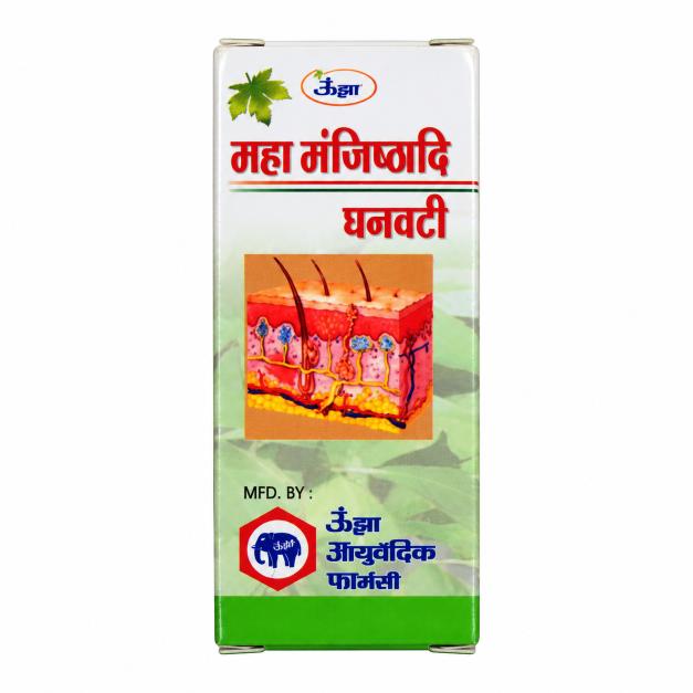 Unjha Maha Manjishthadi Ghanvati - 40 Tablets