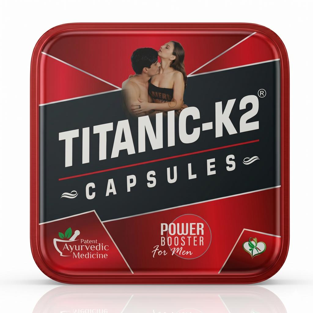 Titanic K2 Power Booster Capsule for Men - 6 Capsules