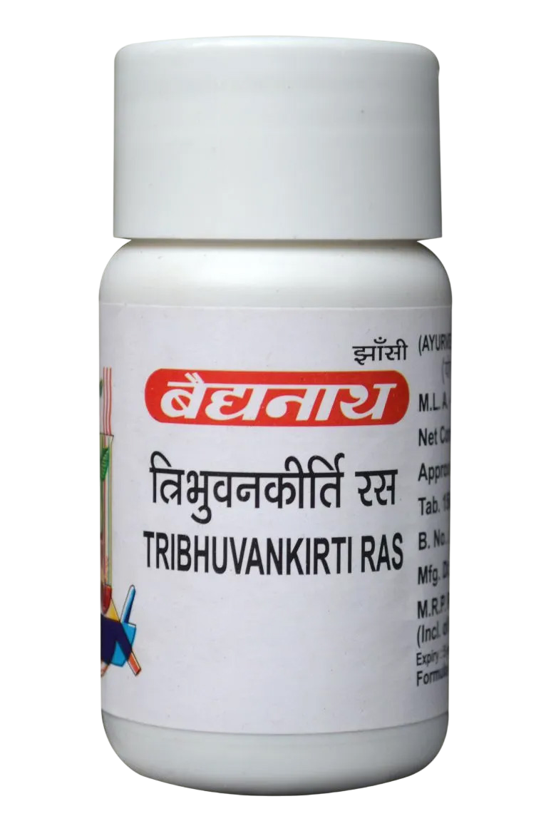 Baidyanath Tribhuvankirti Ras - 40 Tablet