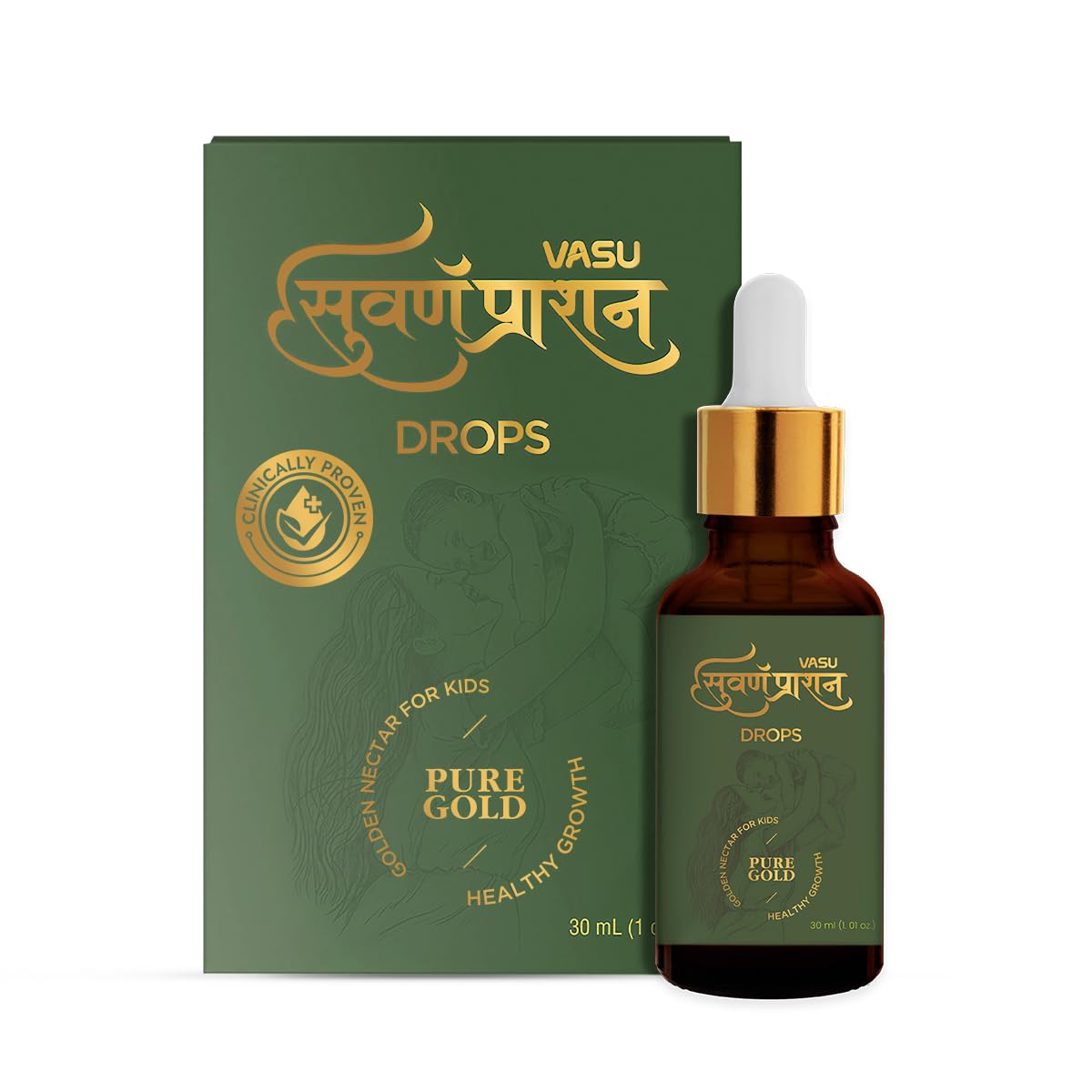 Vasu Swarnaprashan Drop For Kids - 30ml