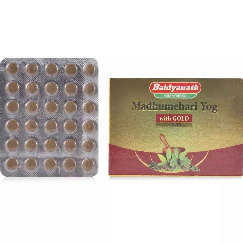 Baidyanath Madhumehari Yog with Gold Tablet - 30 Tablets