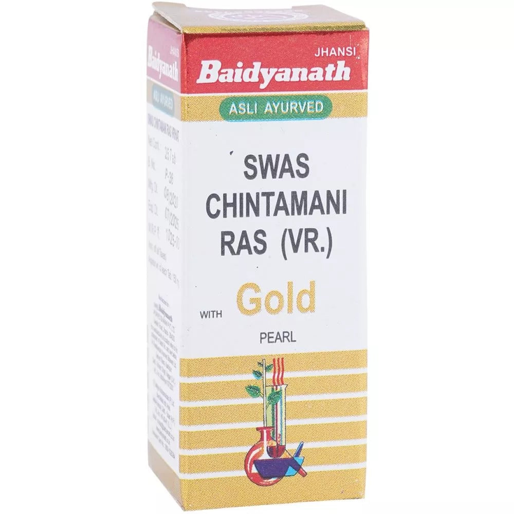 Baidyanath Swas Chintamani Ras Vrihat - 25 Tablets - MeriPharmacy
