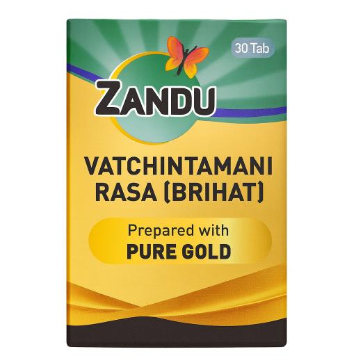 Zandu Vatchintamani Ras Brihat Gold - 30 Tablets