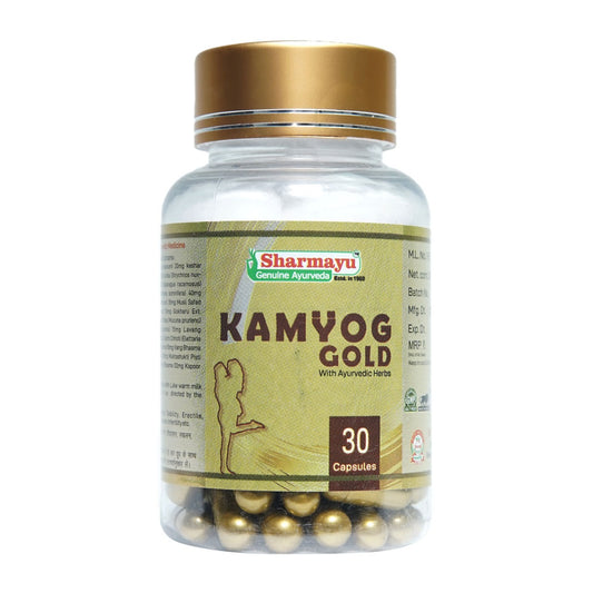 Sharmayu Kam Yog Gold - 30 Capsules