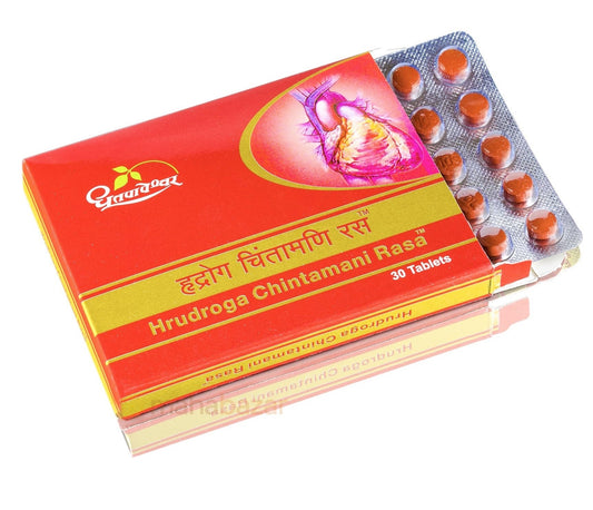 Dhootapapeshwar Hrudroga Chintamani Ras - 30 Tablets