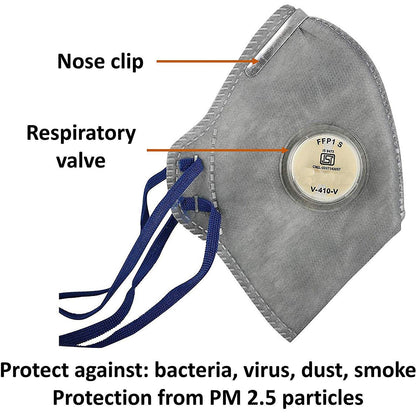 Venus V410-V Anti Pollution N95 Mask with Exhalation Valve with nose clip