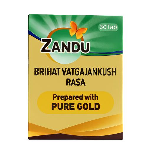 Zandu Brihat Vatgajankush Rasa Gold - 30 Tablets