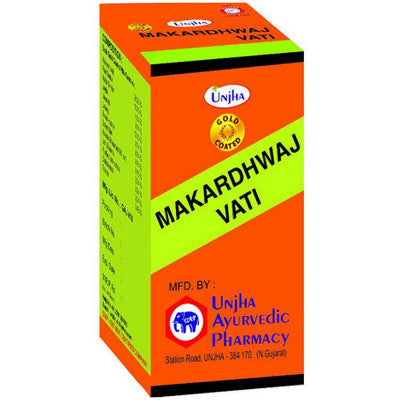 Unjha Makardhwaj Vati (Gold Coated) - 30 Tablets