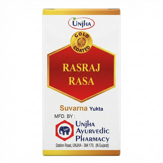 Unjha Rasraj Rasa Swarna Yukta - 25 Tablets