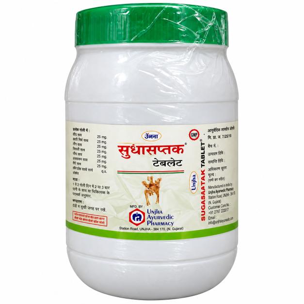Unjha Sudhasaptak Tablet - 500 Tablets