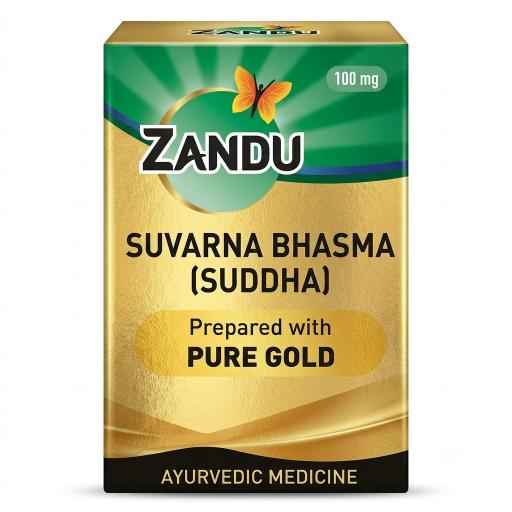 Zandu Suvarna Bhasma Suddha - 100 mg