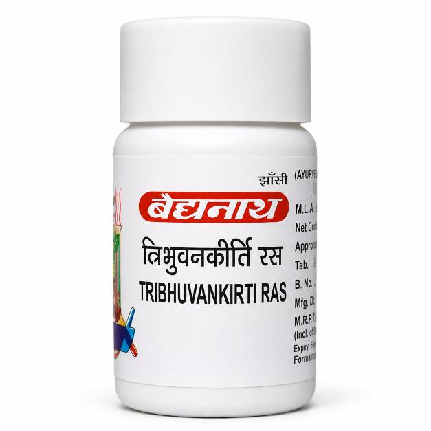 Baidyanath Tribhuvankirti Ras - 40 Tablet