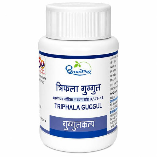 Dhootapapeshwar Triphala Guggul - 60 Tablets