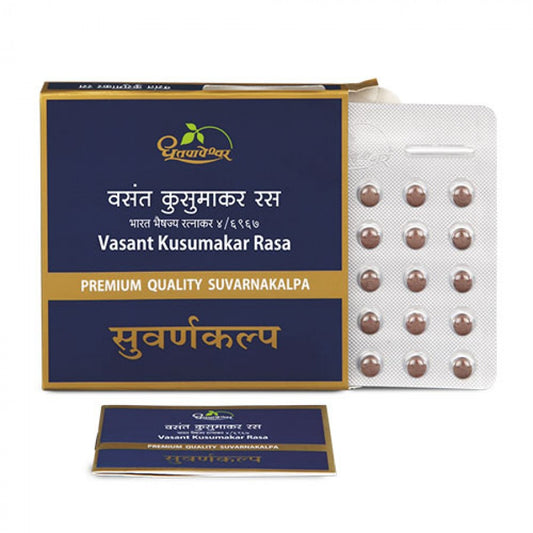 Dhootapapeshwar Vasant Kusumakar Rasa Premium - 30 Tablets - MeriPharmacy