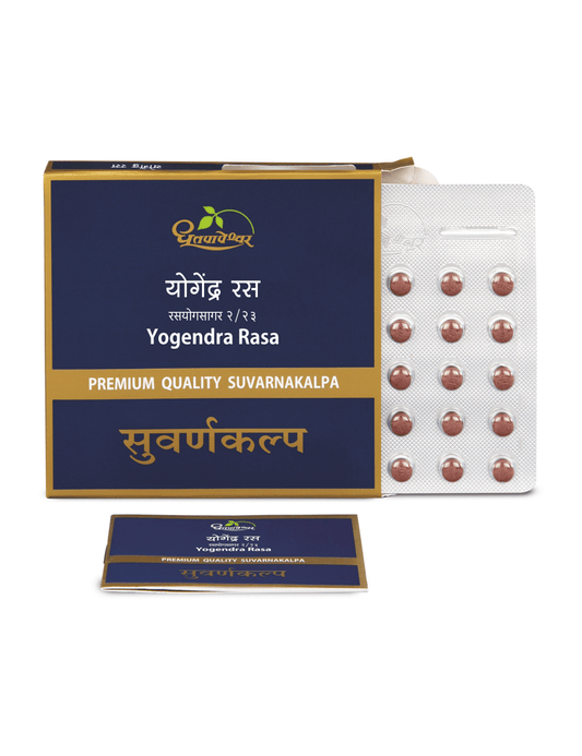 Dhootapapeshwar Yogendar Rasa Premium - 10 Tablets