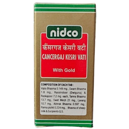 Nidco Cancergaj Kesri Wati - 16 Tablets