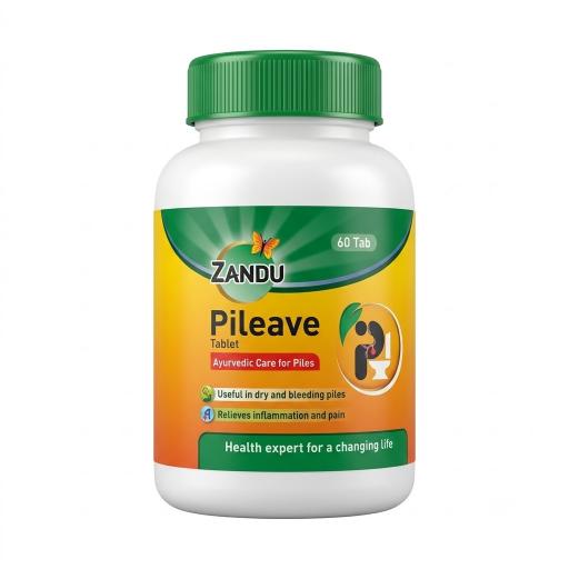 Zandu Pileave Tablet - 60 Tablets (Pack of 2)