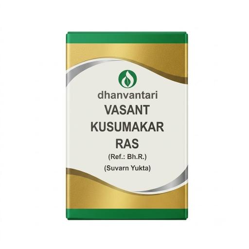 Dhanvantari Vasant Kusumakar Ras Gold - 30 Tablets