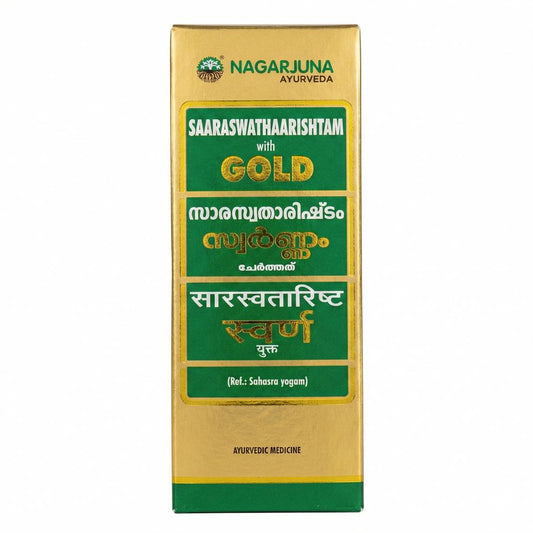Nagarjuna Saaraswathaarishtam with Gold - 25 ml