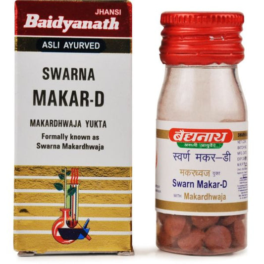 Baidyanath Swarna Makar-D Makardhwaja Yukta - 40 Tablets