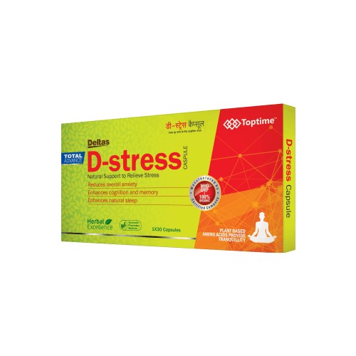 Toptime Deltas D-Stress Capsule - 30 Capsules