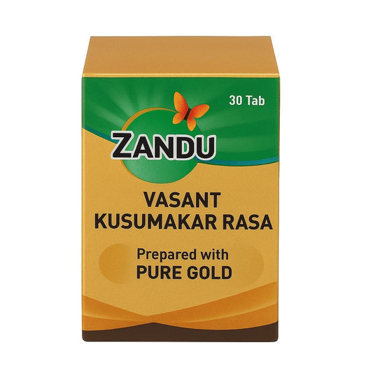 Zandu Vasant Kusumakar Rasa Gold - 30 Tablets