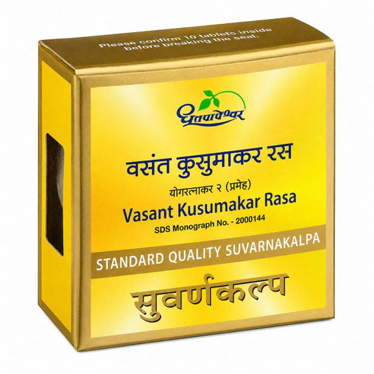 Dhootapapeshwar Vasant Kusumakar Rasa Standard - 30 Tablets