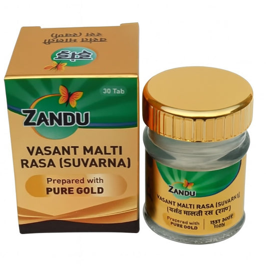 Zandu Vasant Malti Rasa Gold - 30 Tablets